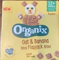 Oat & banana mini fkapjack bites