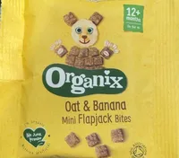 Oat and banana flapjack bits
