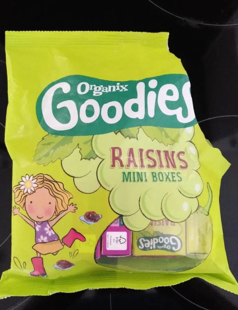 Raisins mini boxes