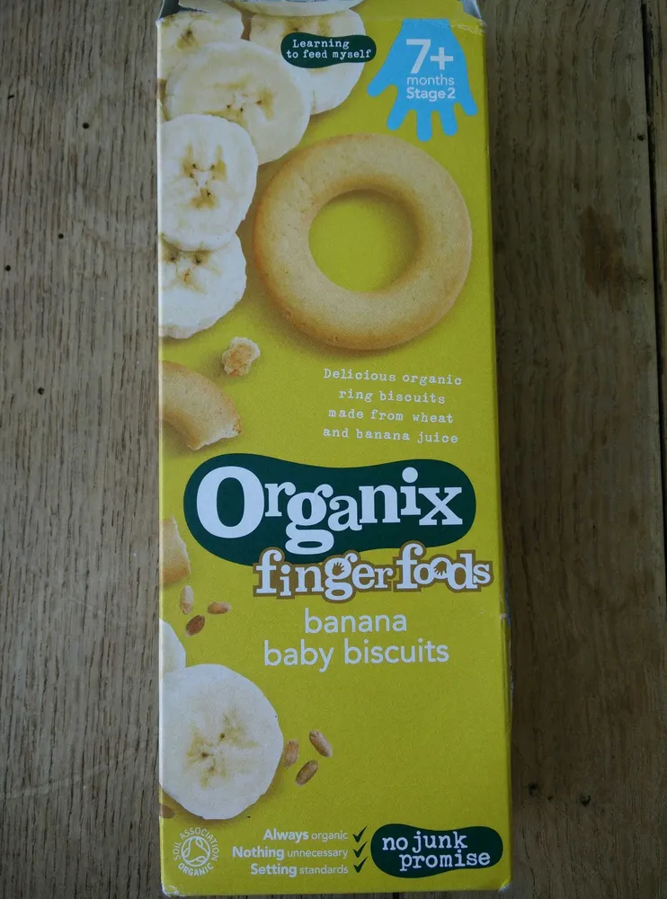 Banana baby biscuits