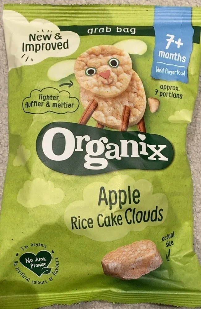 Apple rice cake clouds