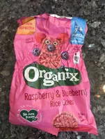 Organicanix: Raspberry & Blueberry Ricecake - 50G