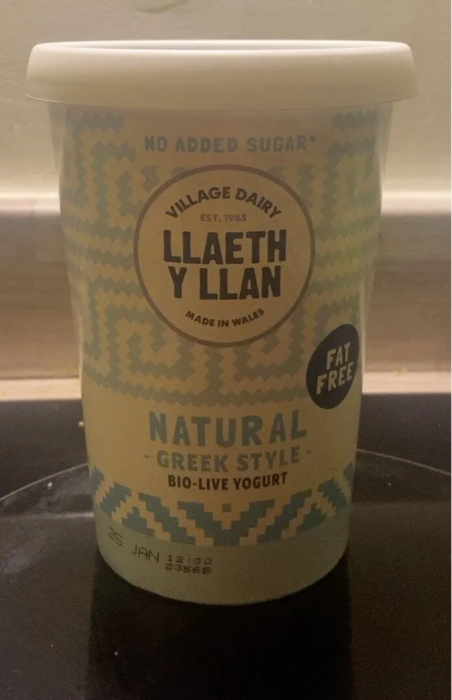 Natural greek style bio-live yogurt