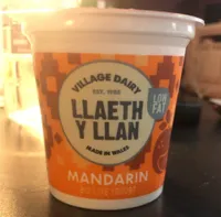 Llaeth y llan mandarin vio live yogurt