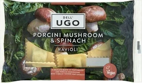 Porcini Mushroom and Spinach Ravioli