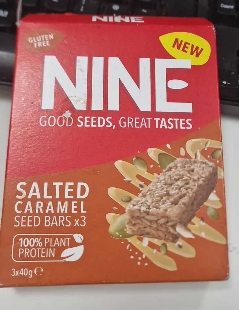 Salted caramel seed bars