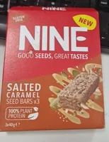Salted caramel seed bars
