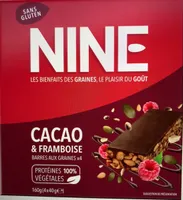 Barres NINE Cacao & Framboise