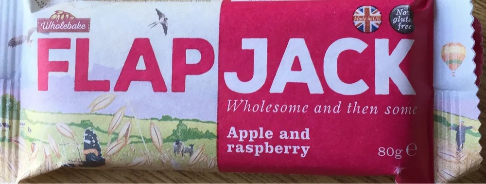 Flapjack æble Og Hindbær - 80 GR - Zacho Food A / S