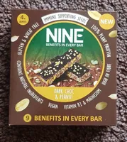 Dark choc and peanut bars