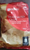Ready salted crisps