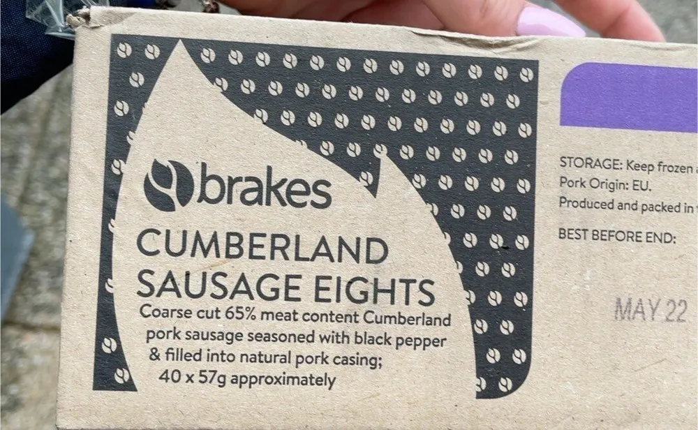 Cumberland sausage eights