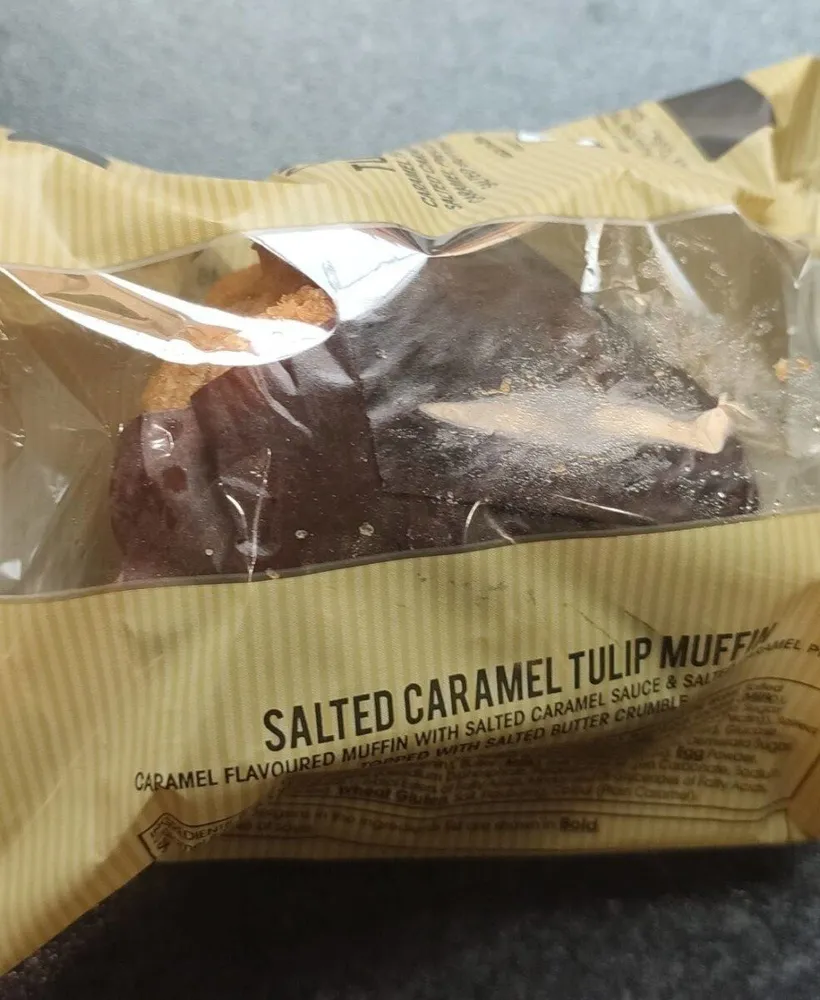 Salted caramel tulip muffin