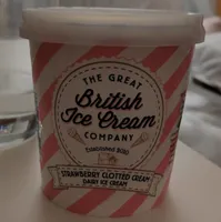 Strawberry clotted cream
