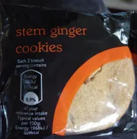 Stem Ginger Cookies