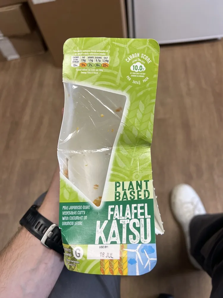 Falafel Katsu Sandwich