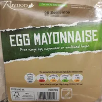 Free Range Egg Mayonnaise on whole meal bread
