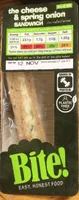 The cheese and spring onion sandwich
