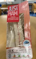 Just Ham Classic unsmoked ham on white bread