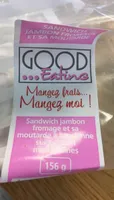 Sandwich jambon fromage et sa moutarde