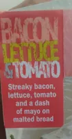Bacon lettuce and tomato sandwich