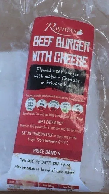 Beef Burger With Cheese