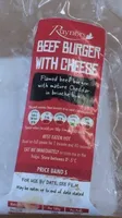 Beef Burger With Cheese