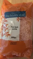 Red split lentils