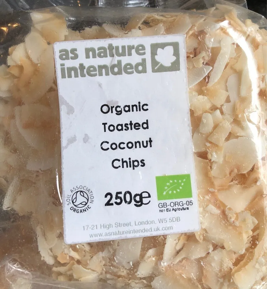 Organic toasted coconut chips