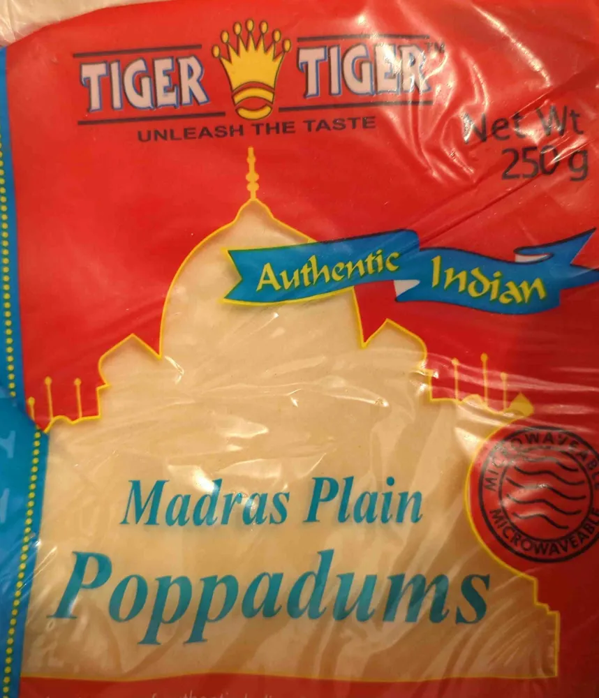 Madras Plain Poppadums
