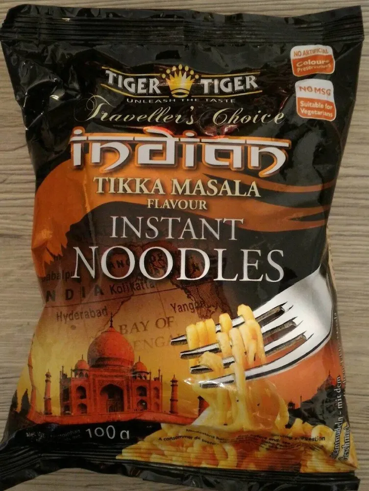 Nouilles instantanées saveur tikka masala indian