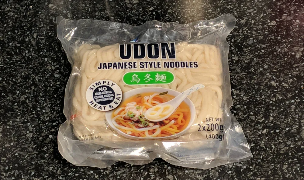 Udon japanese style noodles