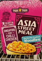 Noodles Singapour style poulet chili