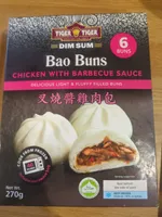 Bao Buns Chicken And BBQ Sauce