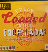 Loaded chicken enchiladas
