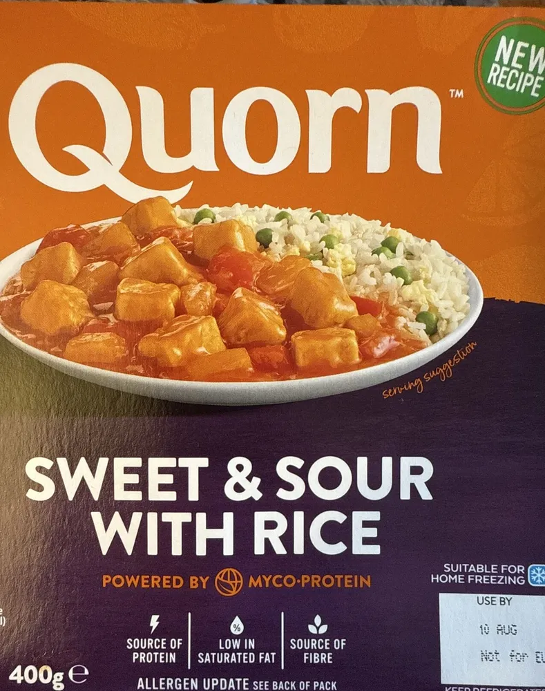 Quorn Sweet & Sour With Rice