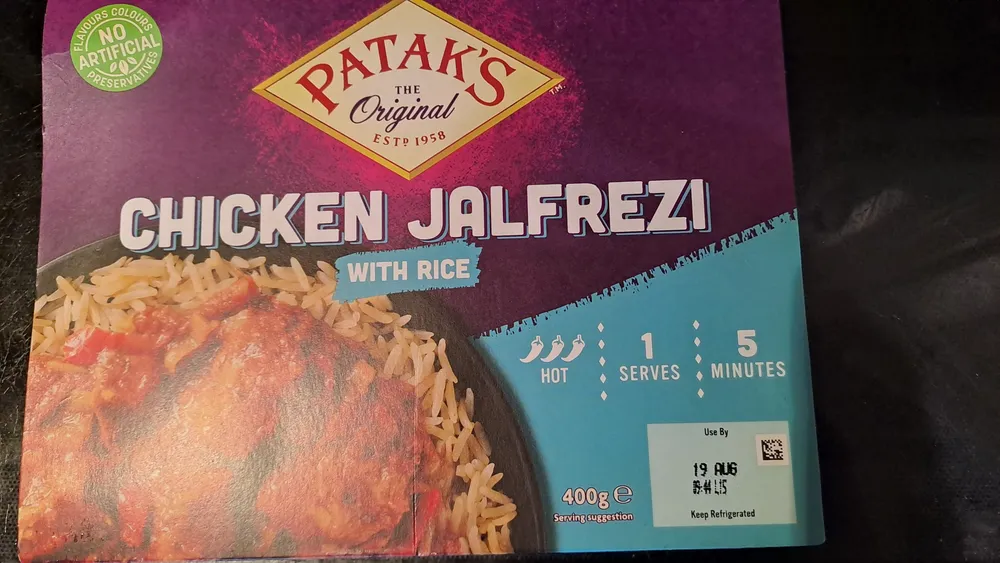 Chicken Jalfrezi with Rice