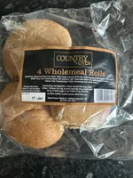 4 Wholemeal Rolls