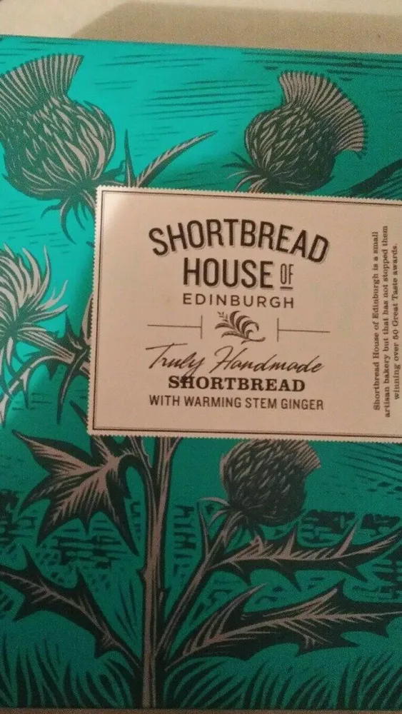 Shortbread with warming stem ginger