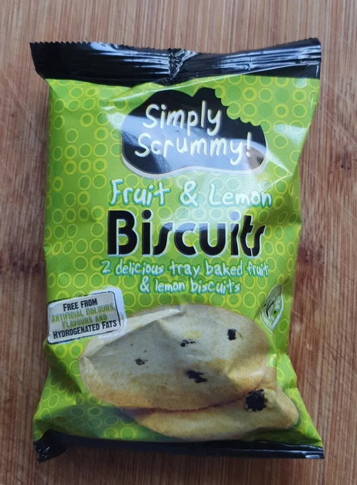 Fruit lemon biscuit