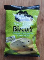 Fruit lemon biscuit