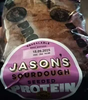 Sliced White Sourdough Bread with Protein