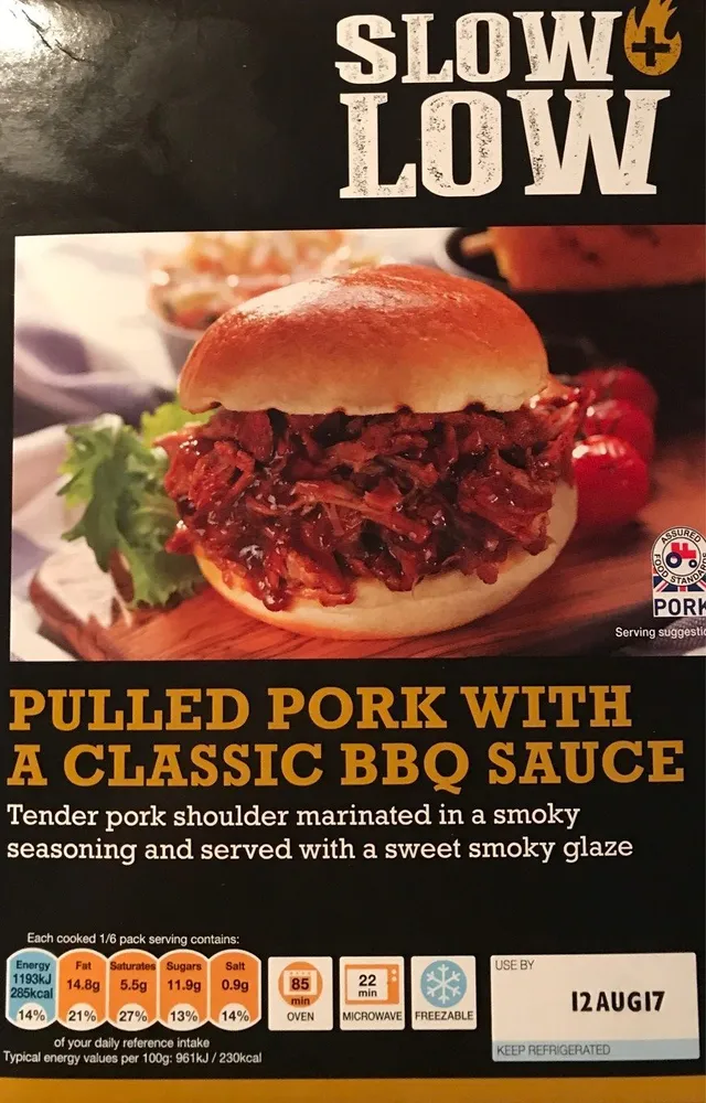 Pulled pork with a classic bbq sauce