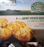 Jacket potato halves