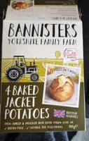 4 Baked Jacket Potatoes