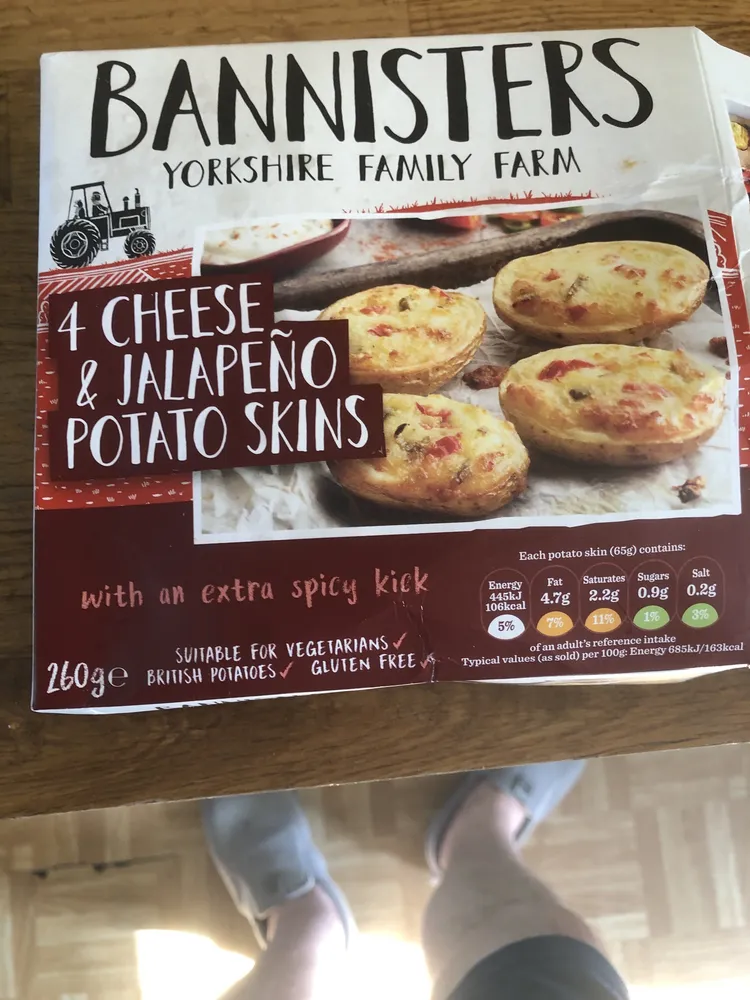 Cheese & Jalapeno Potato Skins