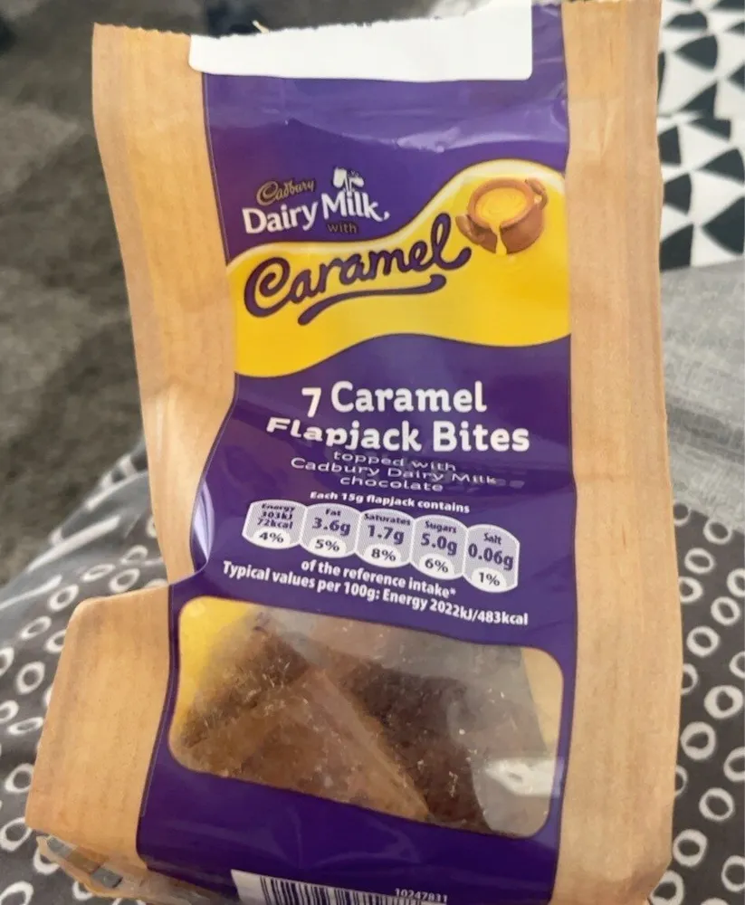 Caramel clapjack bites