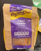 Cadbury caramel mini cookies