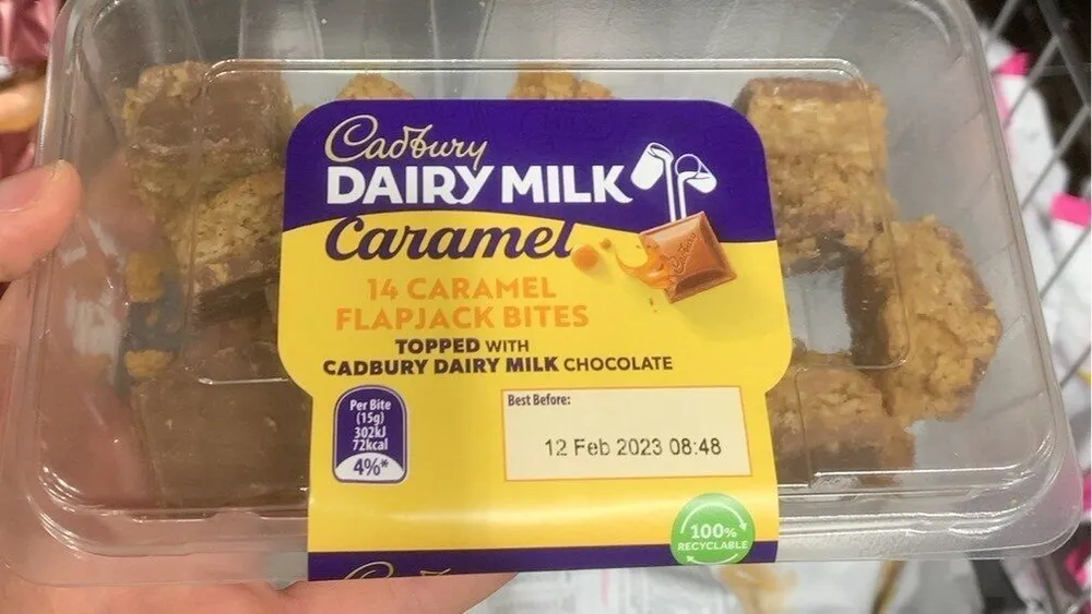 Dairy Milk Caramel Flapjack Bites