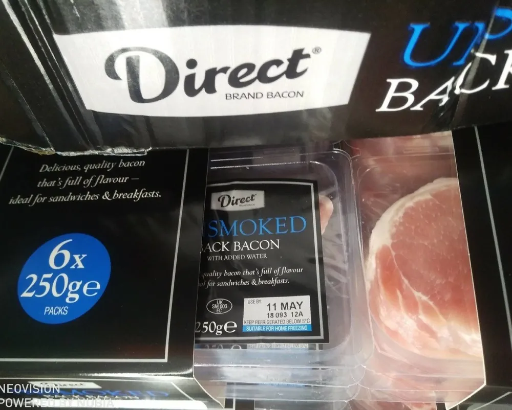Unsmoked backbacon